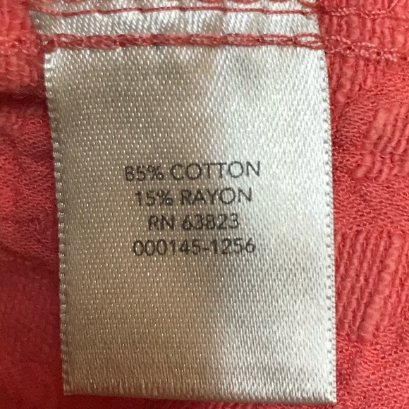 CJ‎ Banks coral peach button up jacket blazer 2X - Picture 8 of 8